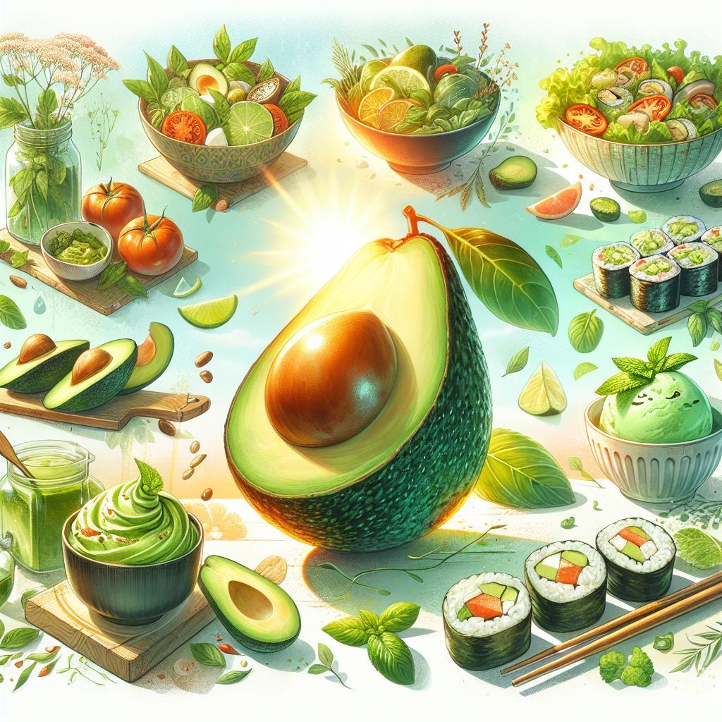 Avocado als Zutat für leichte Sommerrezepte